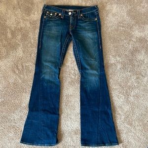 True Religion Joey Flare Cut Size 30 Jeans Blue Wash